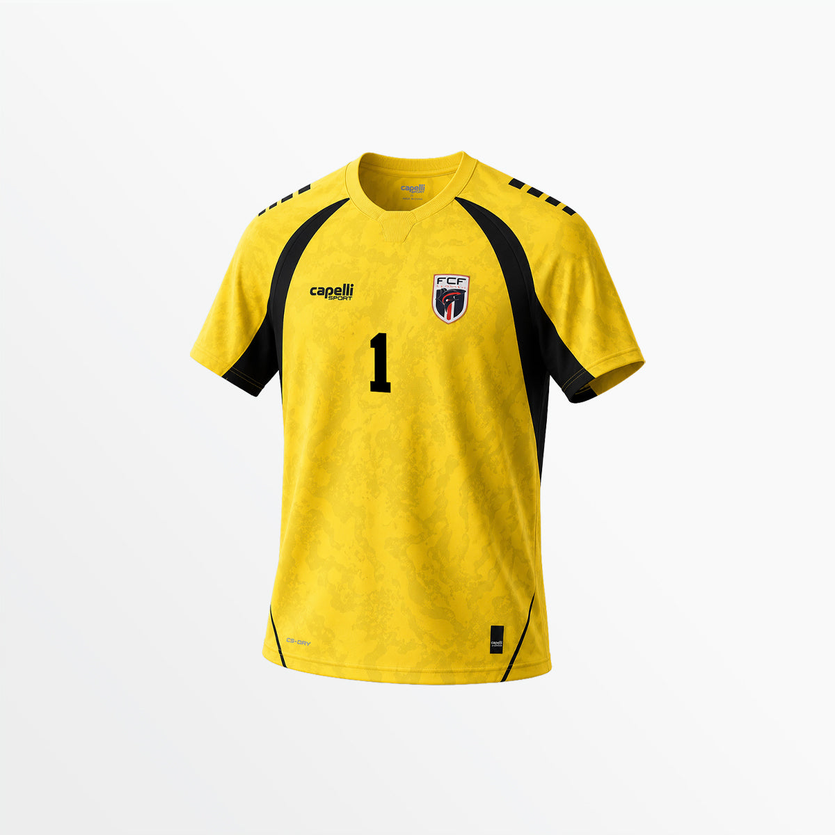 ADULT CABO VERDE 2026 YELLOW GOALKEEPER REPLICA JERSEY