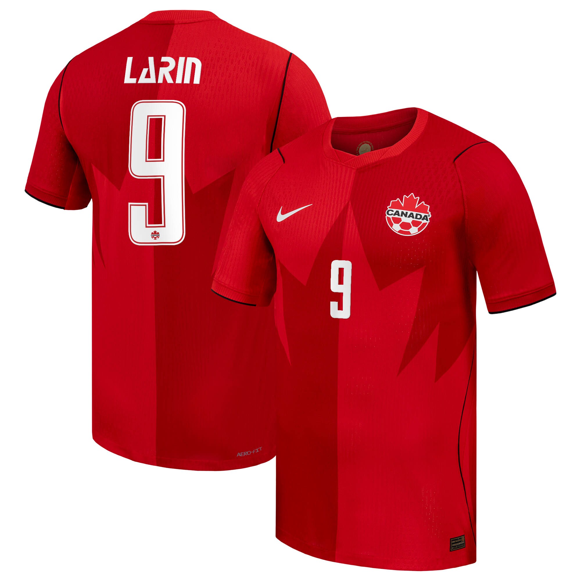 Cyle Larin Canada Soccer 2026 Home Match Jersey - Red