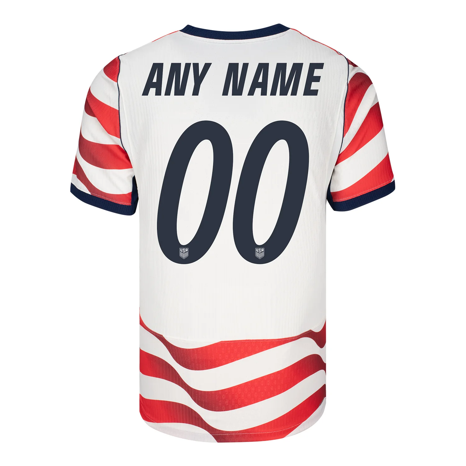 Men's USMNT 2026 Custom Home Match Jersey - Stripes