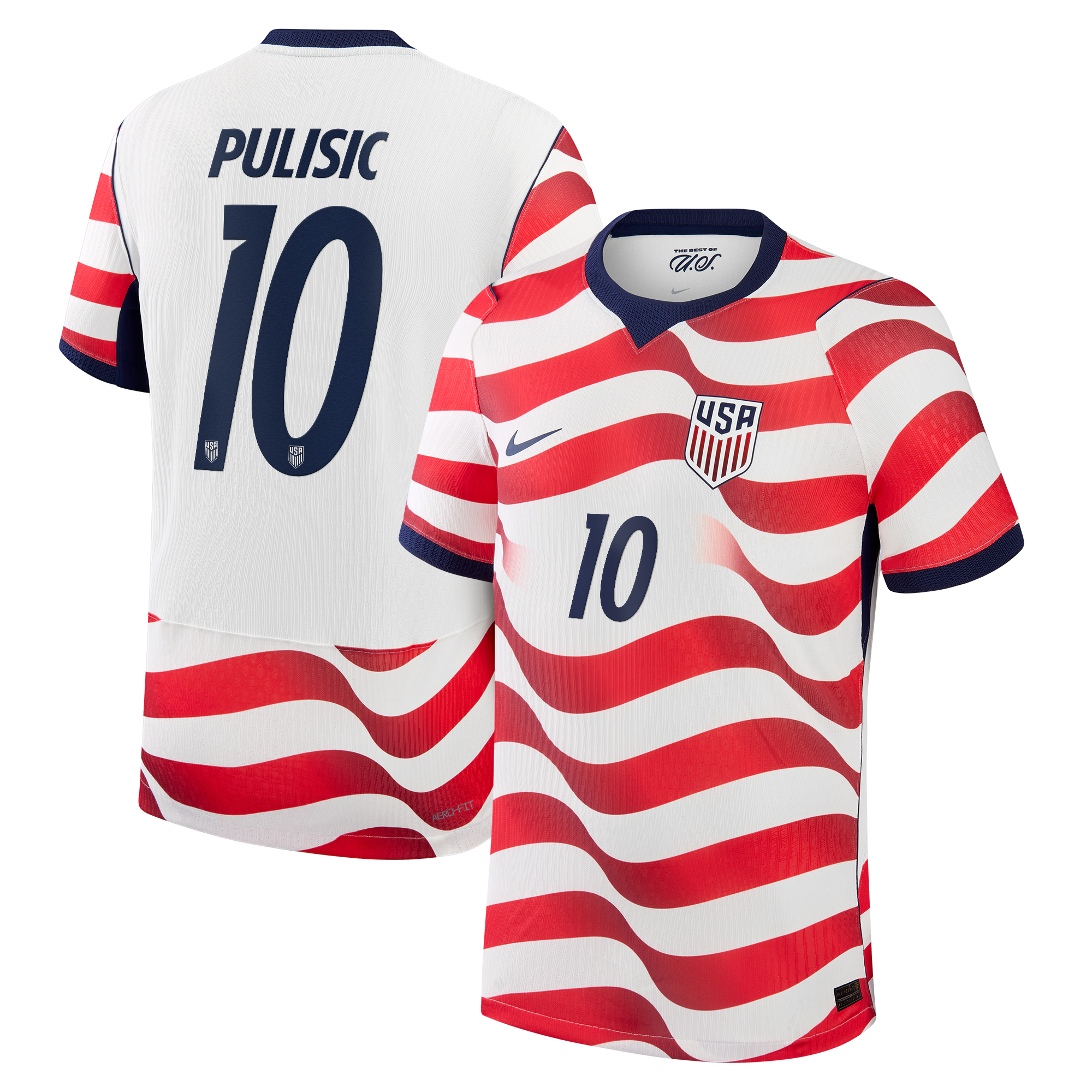 Christian Pulisic USMNT 2026 Home Match Jersey - White
